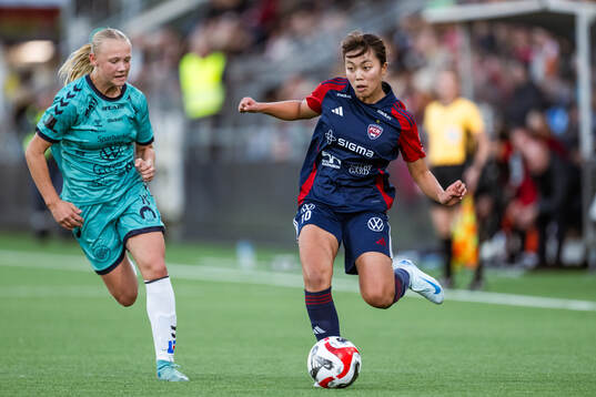 Kristianstads Filippa Andersson Widén och FC Rosengårds