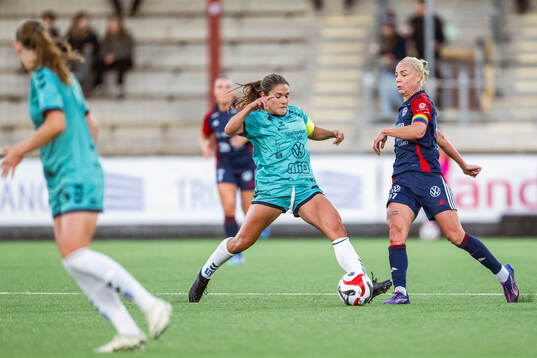 Kristianstads Carly Wickenheiser och FC Rosengårds