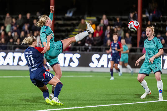 FC Rosengårds Emma Jansson och Kristianstads Katla