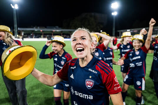 FC Rosengårds Jessica Wik jublar