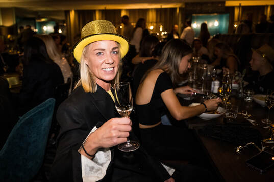 FC Rosengårds Caroline Seger på guldfesten