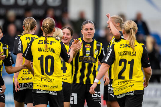 Häckens Hanna Wijk jublar