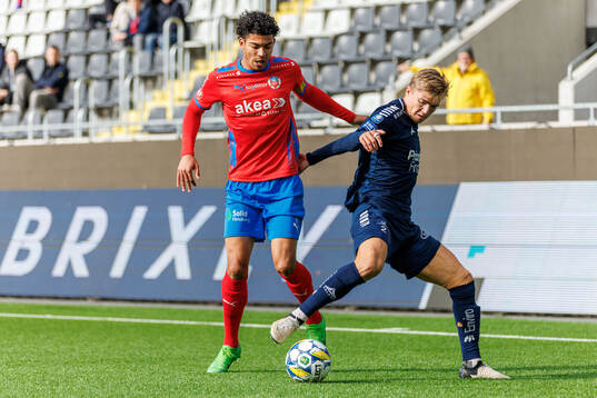 Helsingborgs Milan Silva Rasmussen och Daniel Hermansson