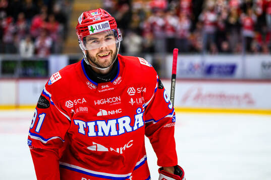 Timrås Magnus Pääjärvi jublar