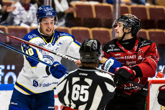 Leksands Anton Johansson och Örebros Filip Berglund