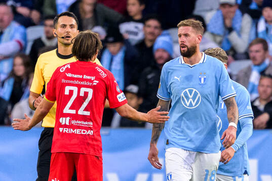 Värnamos Simon Thern och Malmö FFs Pontus Jansson