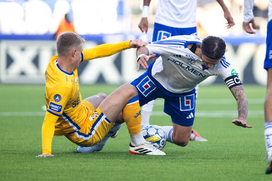 IFK Göteborgs David Kjær Kruse och IFK Norrköpings Arnor