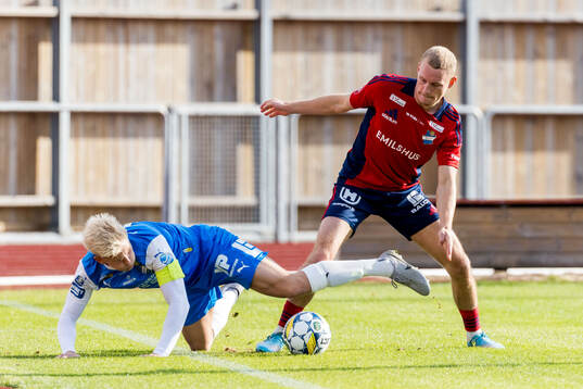 IK Oddevolds Philip Engelbrektsson och Östers Mattis