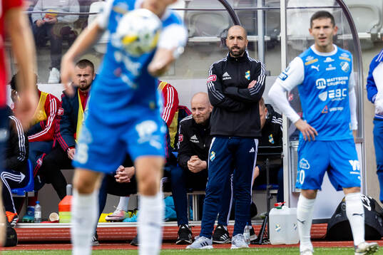 Östers tränare Martin Foyston