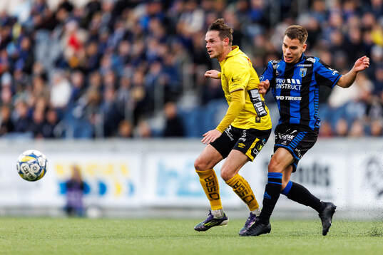 Elfsborgs Jens Jakob Dyhr Thomasen och Sirius Leo Walta