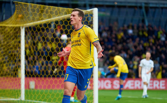 BRONDBY, DENMARK - OCTOBER 06: Mileta Rajovic of Brondby IF