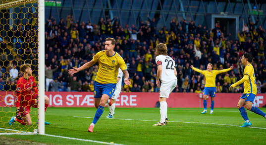 BRONDBY, DENMARK - OCTOBER 06: Mileta Rajovic of Brondby IF