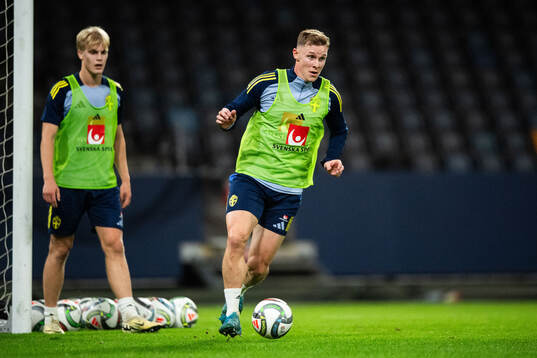 Emil Krafth of the Swedish men's football national team at