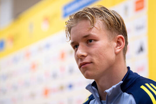 Daniel Svensson of the Swedish men's football national team
