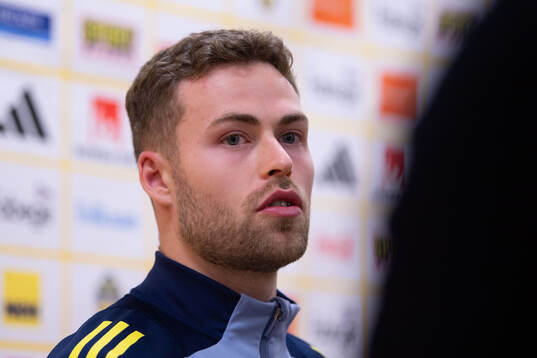 Gabriel Gudmundsson of the Swedish men's football national