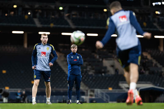 Head coach Jon Dahl Tomasson of the Swedish men’s national football team