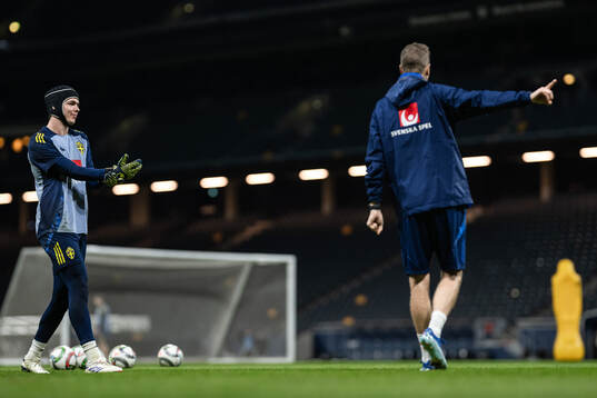 Goalkeeper Jacob Widell Zetterström of the Swedish men’s national football team