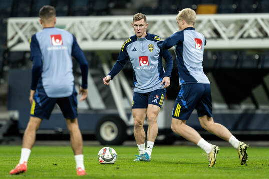 Emil Krafth of the Swedish men's football national team at