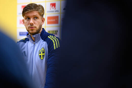 Anton Salétros of the Swedish men's football national team