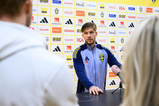 Anton Salétros of the Swedish men's football national team