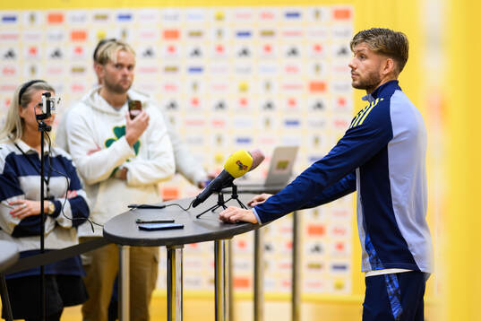 Anton Salétros of the Swedish men's football national team