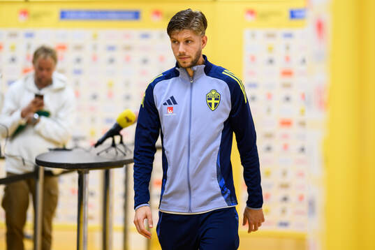 Anton Salétros of the Swedish men's football national team