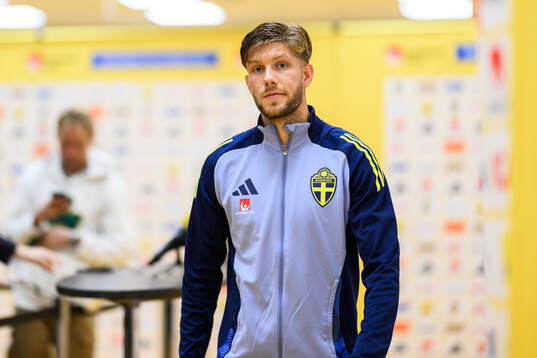 Anton Salétros of the Swedish men's football national team
