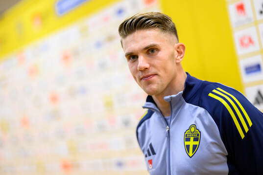 Viktor Gyökeres of the Swedish men's football national team