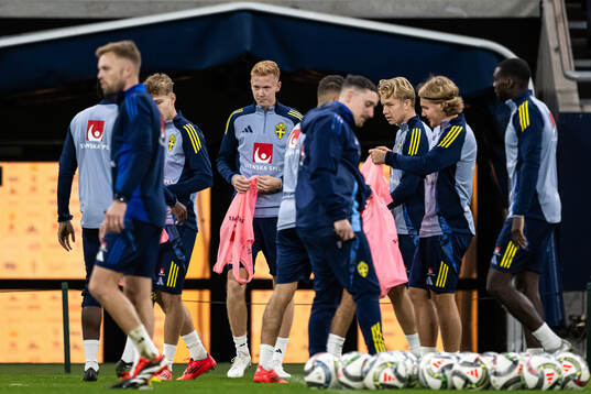 Hugo Larsson of the Swedish men's football national team at