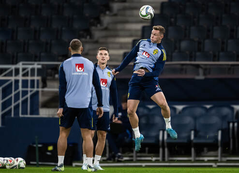 Emil Krafth of the Swedish men's football national team at