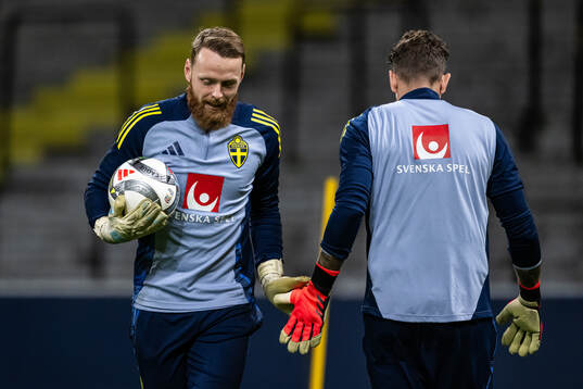 goalkeeper Viktor Johansson and goalkeeper Kristoffer