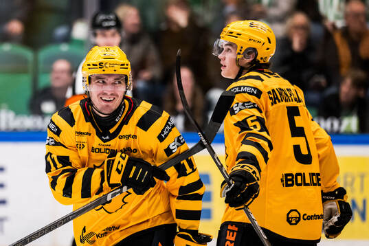 Skellefteås Max Lindholm jublar