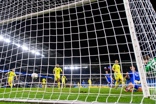 David Strelec of Slovakia scores 2-2