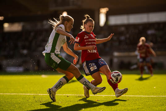 Hammarbys Smilla Holmberg och Vittsjös Julia Tunturi