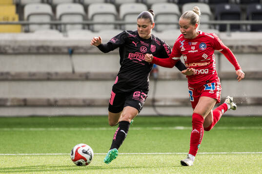 Häckens Hanna Wijk och Linköpings Maria Olafsdottir Gros