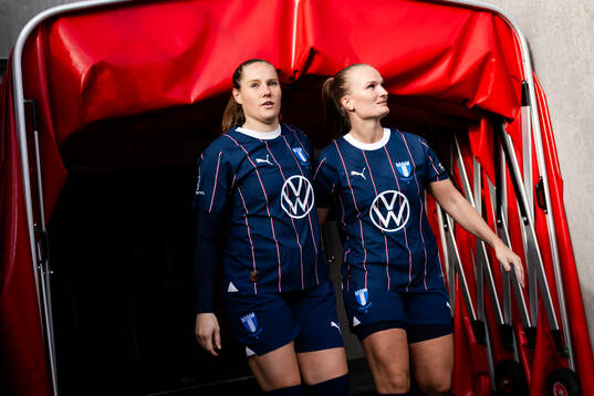 almö FFs Linnea Svensson och Lovisa Gustafsson kommer ut