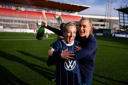 Malmö FFs Malmö FFs Mia Persson och Beatrice Persson