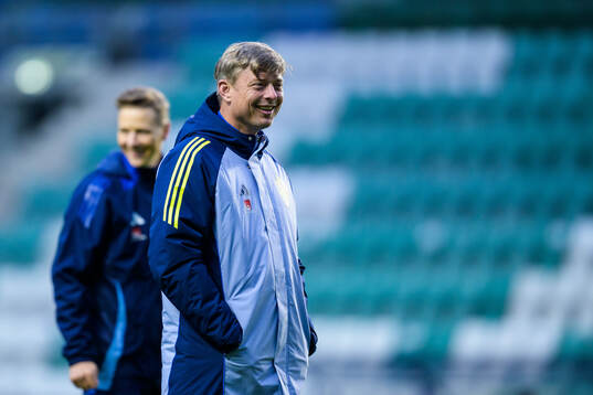 Head coach Jon Dahl Tomasson of the Swedish men's national football team