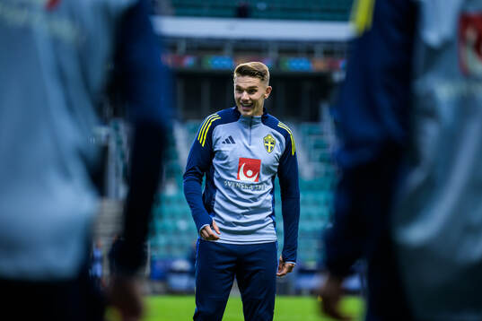 Viktor Gyökeres of the Swedish men's national football team