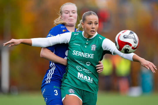 Sunnanås Fanny Wiklund och Alingsås Moa Öhman