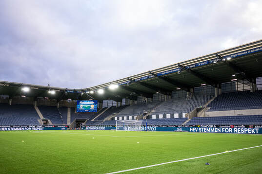 SR-Bank Arena ahead of the UEFA European Under-21 Qualifier football match between Norway and Turkey on October 15, 2024 in Stavanger. 