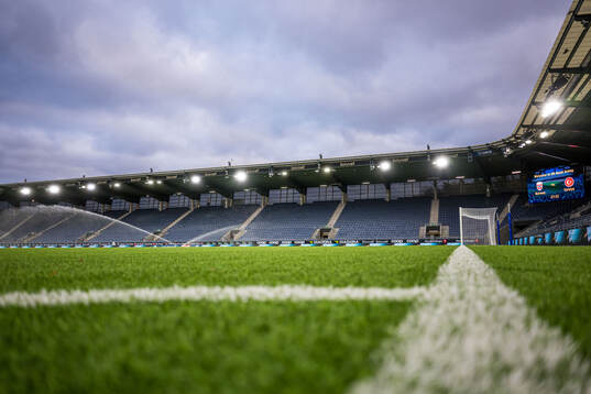 SR-Bank Arena ahead of the UEFA European Under-21 Qualifier football match between Norway and Turkey on October 15, 2024 in Stavanger. 