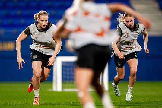 Julie Blakstad and Emilie Joramo of Hammarby