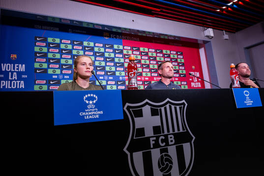Julie Blakstad and Head coach Martin Sjögren of Hammarby