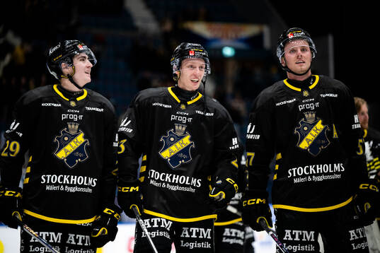 AIKs Daniel Ljungman, Oliver Tärnström och Alfred