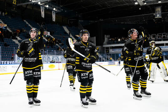 AIKs Daniel Ljungman, Gerry Fitzgerald och Tom Hedberg