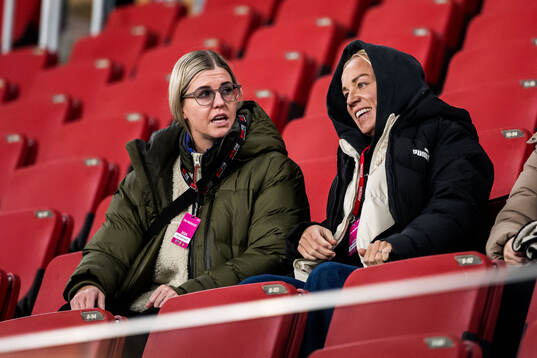 FC Rosengårds Olivia Schough och Caroline Seger
