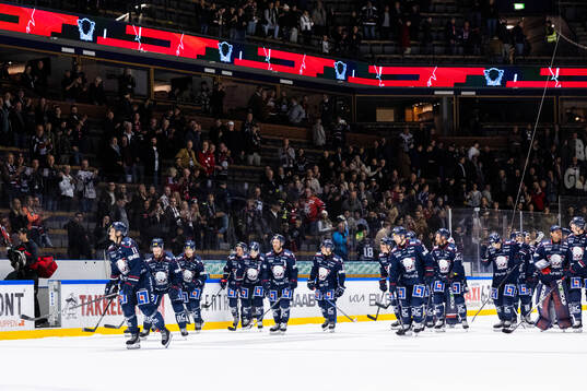 Linköpings spelare jublar