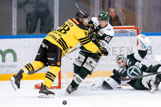 Vimmerbys Jesper Kokkonen och Tingsryds Theo Nordlund