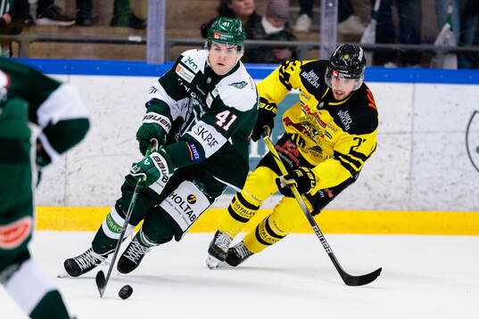 Tingsryds Melker Eriksson och Vimmerbys William Alftberg